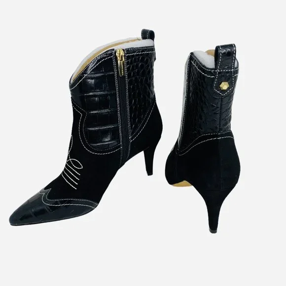 Vince Camuto Leather Saiovell Dress Bootie - Picture 4 of 9